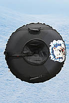 Тюбінг надувний 100 см з камерою — санки для снігу, плюшка, ватрушка, фото 3