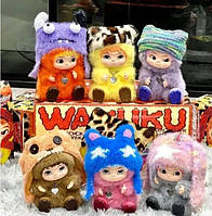 М'яка іграшка Брелок ВаКуКу у шапочці з кулоном WAKUKU 15 см