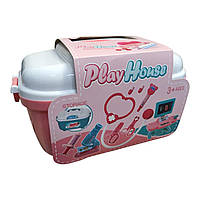 Іграшковий лікарський набір 10 елементів у валізі арт 828-13