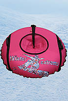 Тюбінг надувний 100 см  з камерою — санки для снігу, плюшка, ватрушка, фото 3