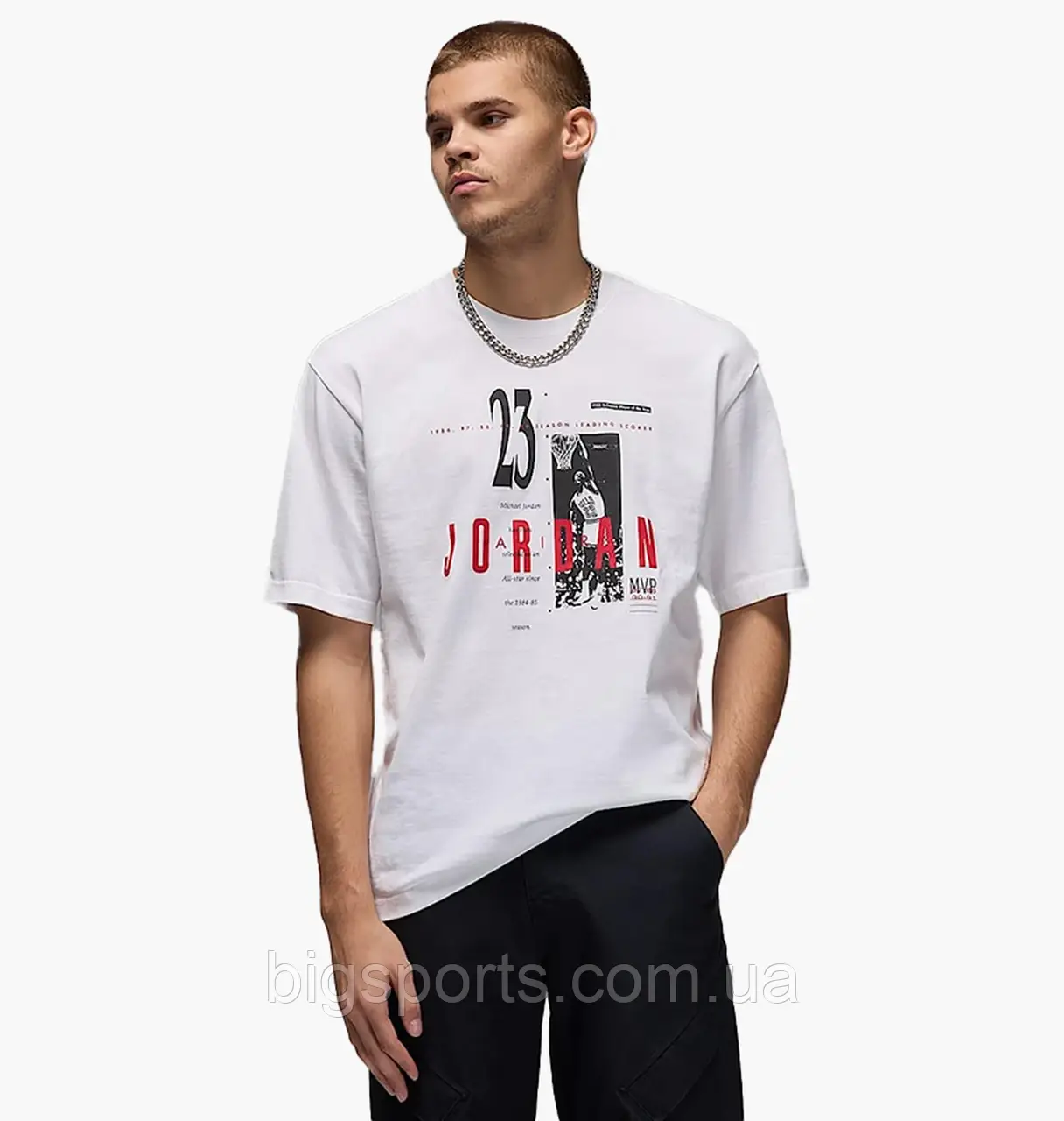 Футболка Nike JORDAN REISSUE GX SS CREW белая (арт. HJ2356-100)