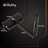 Дверний доводчик із важелем 40 - 60 кг Malatec 26782 Польща, фото 5