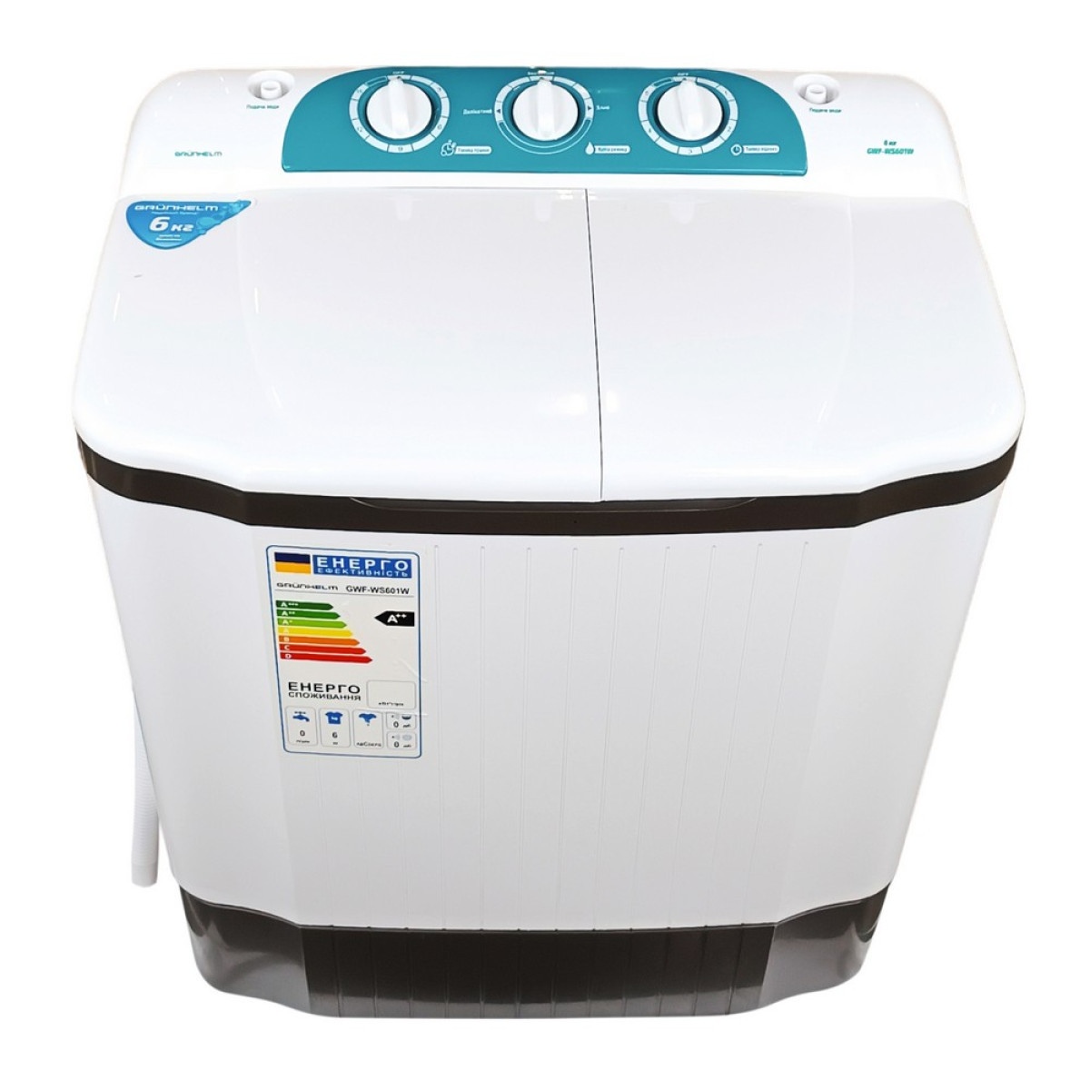 Пральна машина GWF-WS601W Grunhelm, фото 1