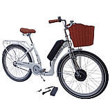 Електровелосипед 26/28 Cross 350W, 36V10AH, 15A мотор MXUS редукторний міський дорожній унісекс, фото 2