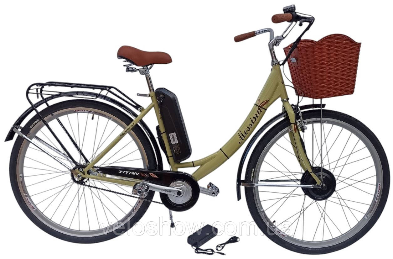 Електровелосипед 26/28 Cross 500W, 48V10AH, 18A редукторний мотор MXUS заводський міський жіночий дорожній унісекс, фото 1