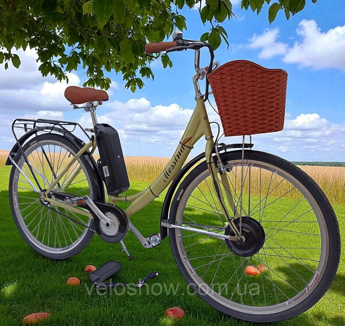 Електровелосипед 26/28 Cross 500W, 48V10AH, 18A редукторний мотор MXUS заводський міський жіночий дорожній унісекс, фото 1