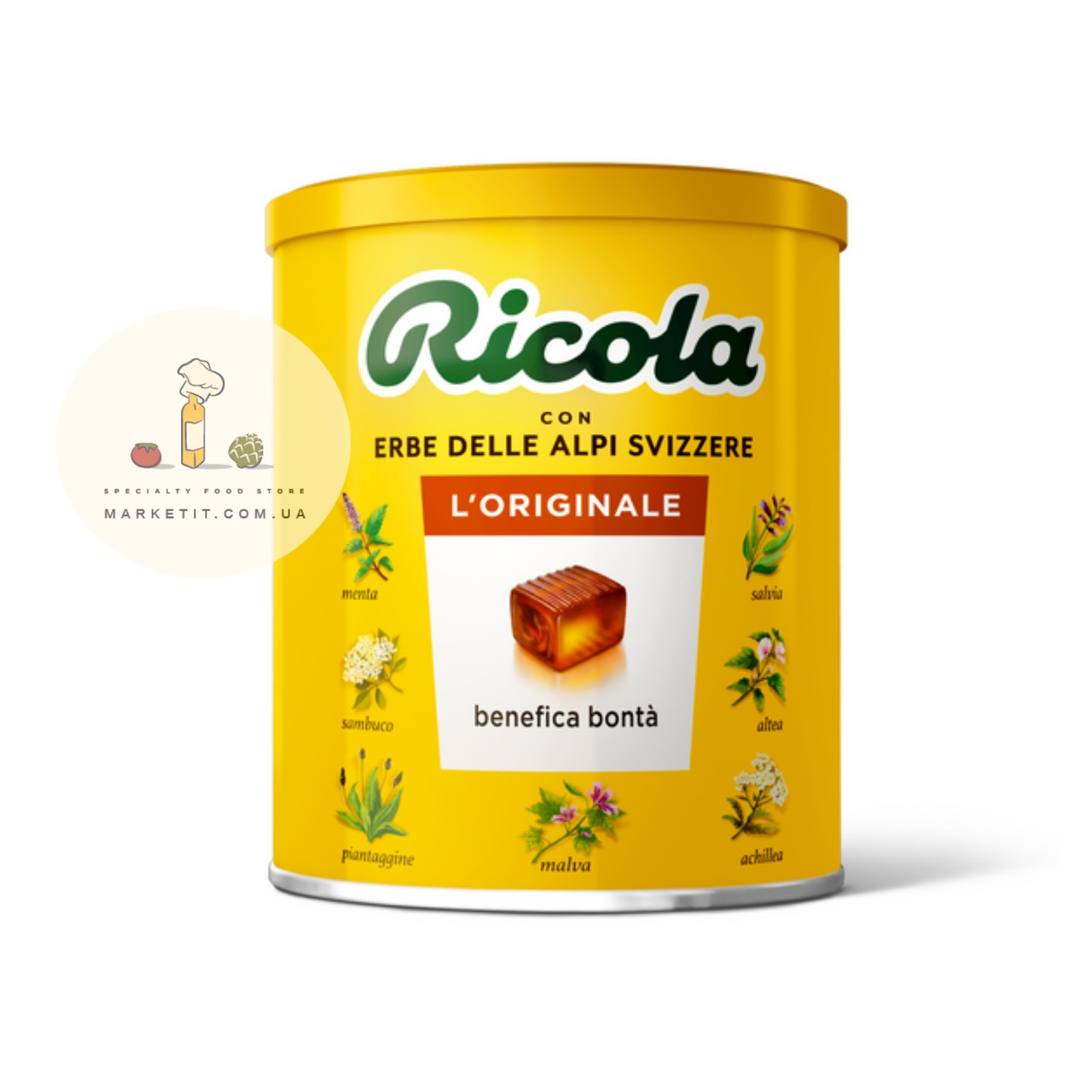 Льодяники Ricola L'originale, альпійські трави 250 г., фото 1