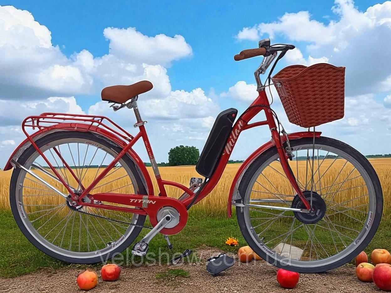 Електровелосипед 26/28 Cross 500W, 48V10AH, 18A редукторний мотор MXUS заводський міський жіночий дорожній унісекс, фото 1