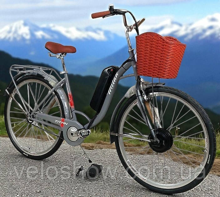 Електровелосипед 26/28 Cross 350W, 36V10AH, 15A мотор MXUS редукторний міський дорожній унісекс, фото 1