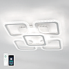 Смарт люстра ROOM ICE RGB 6S 70W SMART біла Esllse WHITE 6000Lm з пультом і додатком APP 380x380x75мм, фото 7