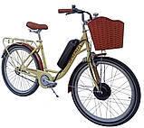 Електровелосипед 26/28 Cross 350W, 36V10AH, 15A мотор MXUS редукторний міський дорожній унісекс, фото 4