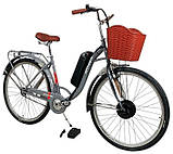 Електровелосипед 26/28 Cross 350W, 36V10AH, 15A мотор MXUS редукторний міський дорожній унісекс, фото 9