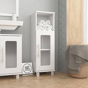 Пенал / Тумба з МДФ фасадом та матовим склом