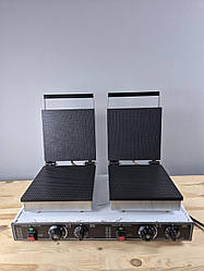 Вафельниця Vektor-209C/2 професійна квадратна подвійна (дрібна сітка)