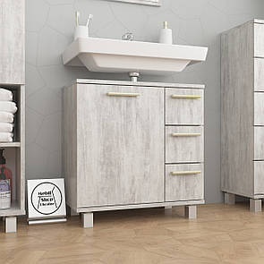 Тумба під умивальник у ванну кімнату з шухлядами (ящиками)