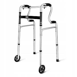 Реабілітаційні ходунки 4FIZJO регульовані, з коліщатками Silver/Black (P-5905973406468)