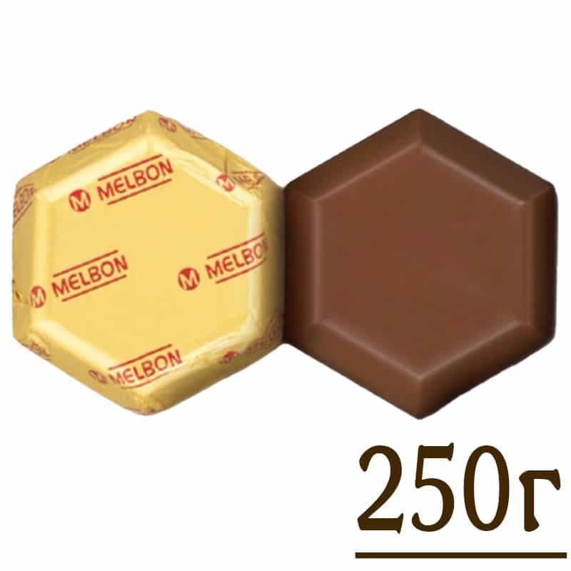 Цукерки Melbon (239) Молочний шоколад з горіховим праліне та злаками 250 г