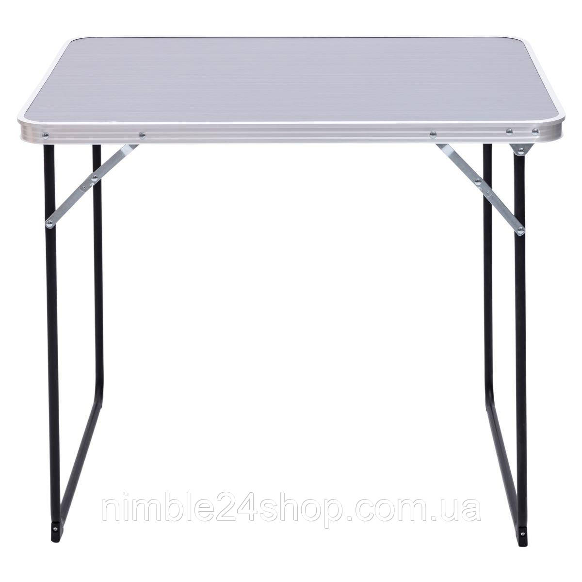 Стіл для пікніка розкладний 80×60×5.5 (см) Сірий Lugi JY-8060G