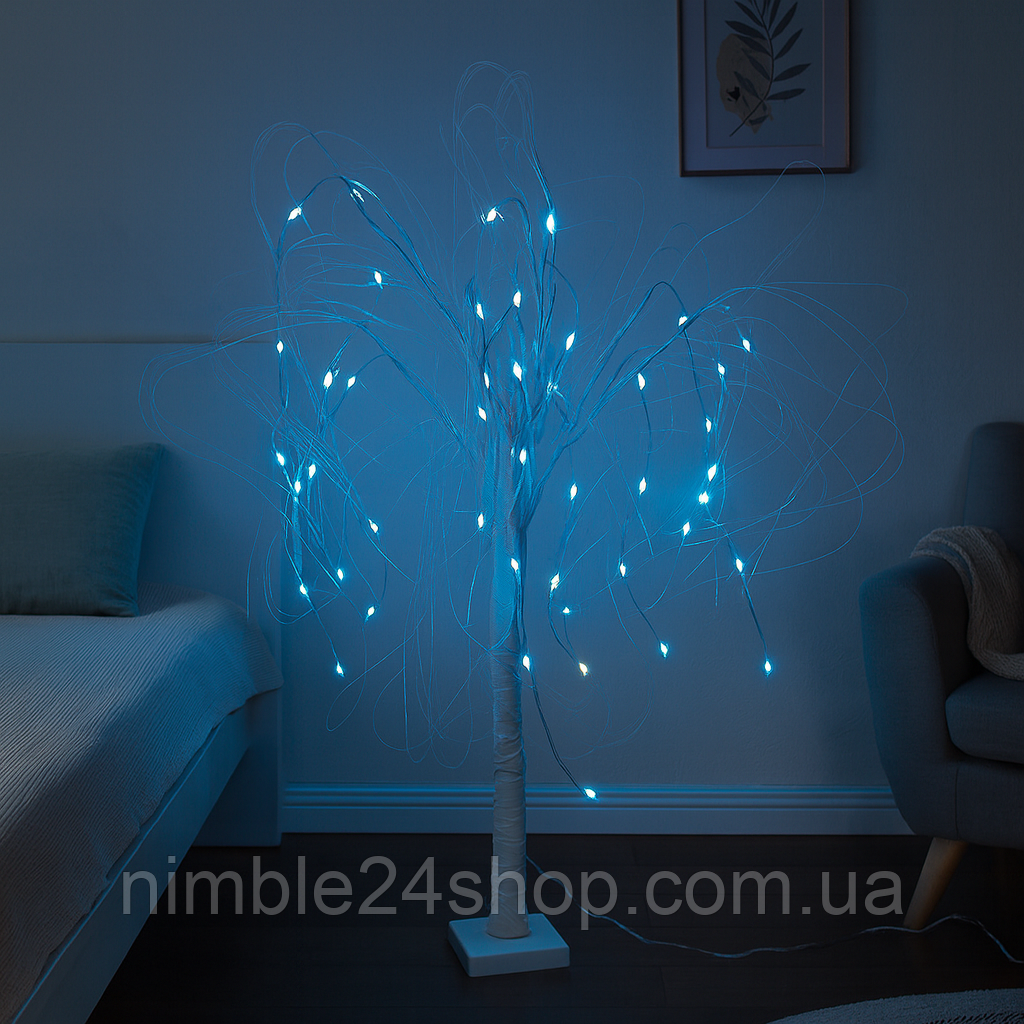 LED-дерево «Іва» 0,6м, 48 LED, RGB, пульт + мобільний додаток