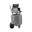 Компресор 50л, вертикальний, 1.5 кВт, 220 В, 8 aтм, 206 л/хв INTERTOOL PT-0019, фото 3