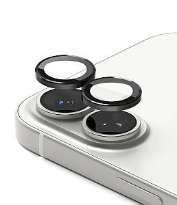 Захисне скло на камеру Ringke Camera Lens Frame Glass 2-pack до iPhone 17 Black (CLF1G1128)