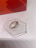 Золота Каблучка зі вставкою цирконій, фото 2