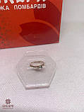 Золота Каблучка зі вставкою цирконій, фото 3