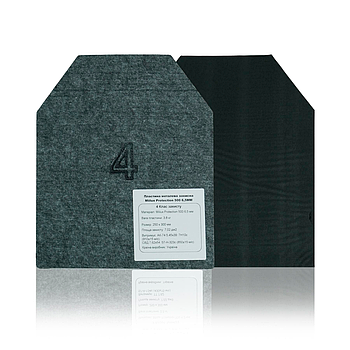 Бронеплити 4 класу захисту Miilux Protection 500, 6.5 мм (2 шт)