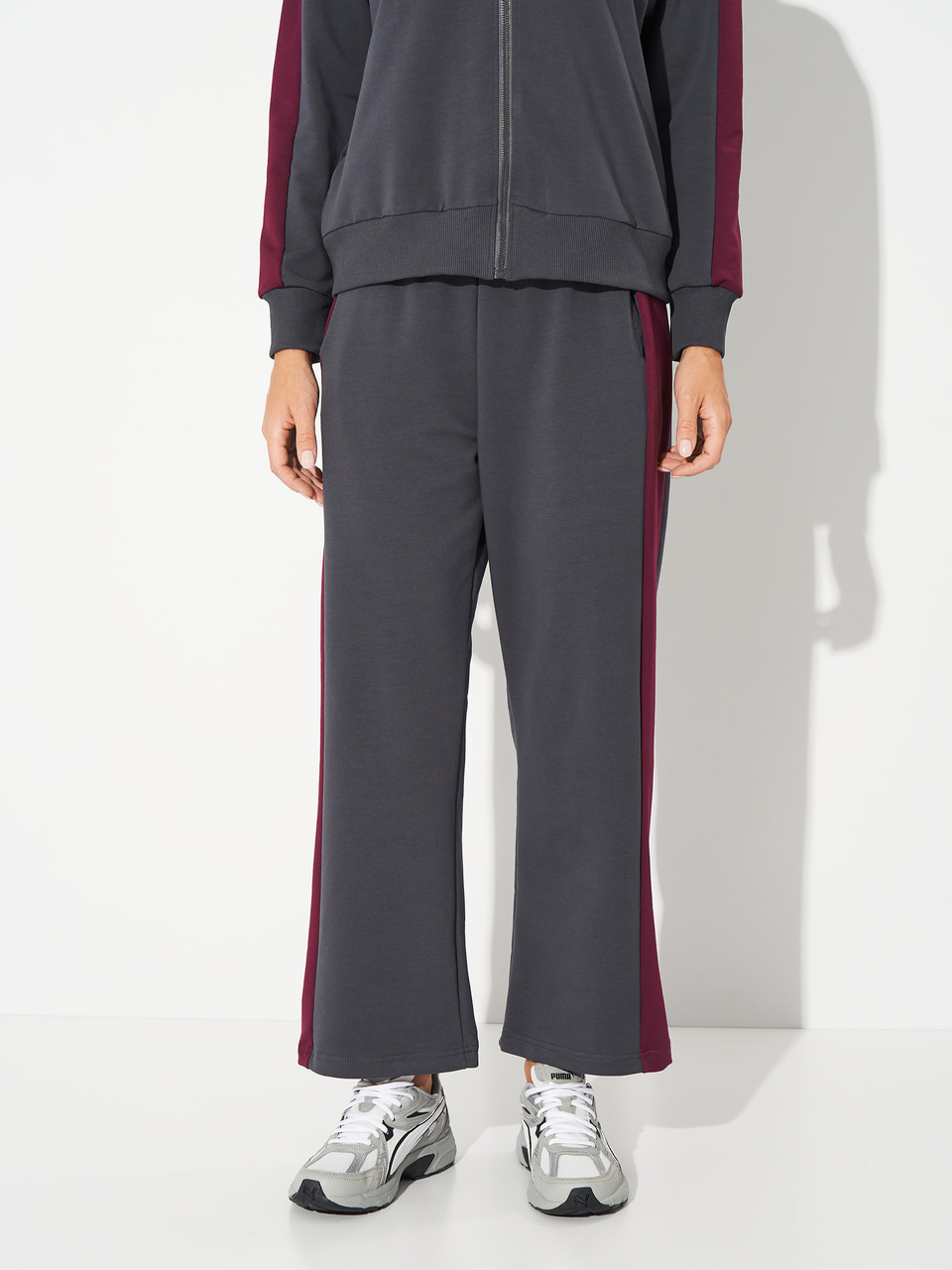 Штани жіночі прямі 25/Ж610-13 Мальта S Темно-сірий, фото 1