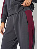 Костюм (толстовка, штани) 25/Ж610-13+25/Ж623-13 Мальта S сірий т., фото 2