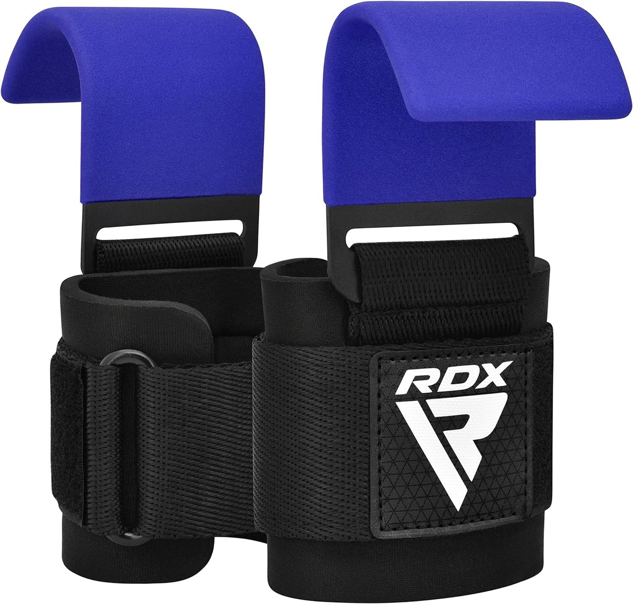 Гаки для тяги на зап'ястя RDX W5 Gym Hook Strap Blue Plus