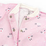 Чоловічок ясельний для дівчаток на кнопках з овечками Curly cute, фото 2