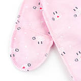 Чоловічок ясельний для дівчаток на кнопках з овечками Curly cute, фото 3