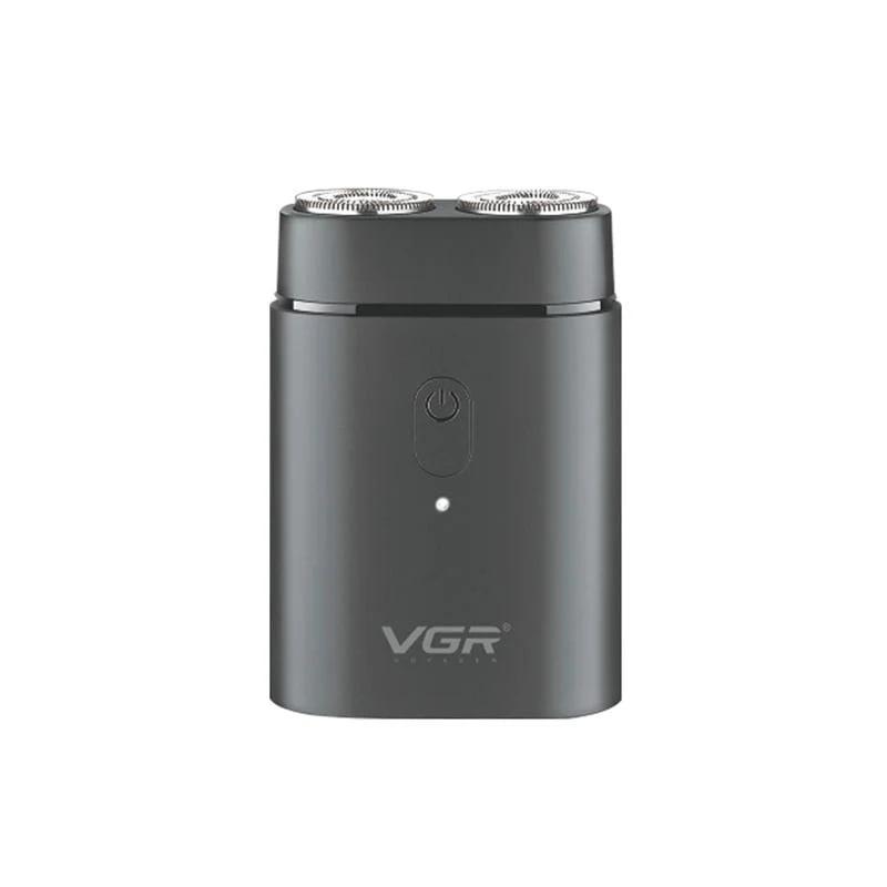 Електрична чоловіча бритва для бороди VGR V-341 Роторна акумуляторна електробритва для гоління Чорна 5 Вт, фото 1