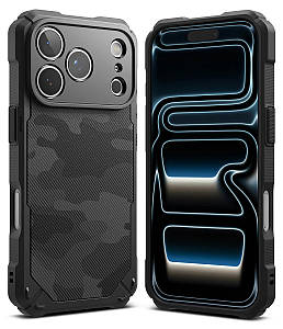 Чохол Ringke Rugged Gear Magnetic до iPhone 17 Pro Max Camo Black (RGM1095E245)