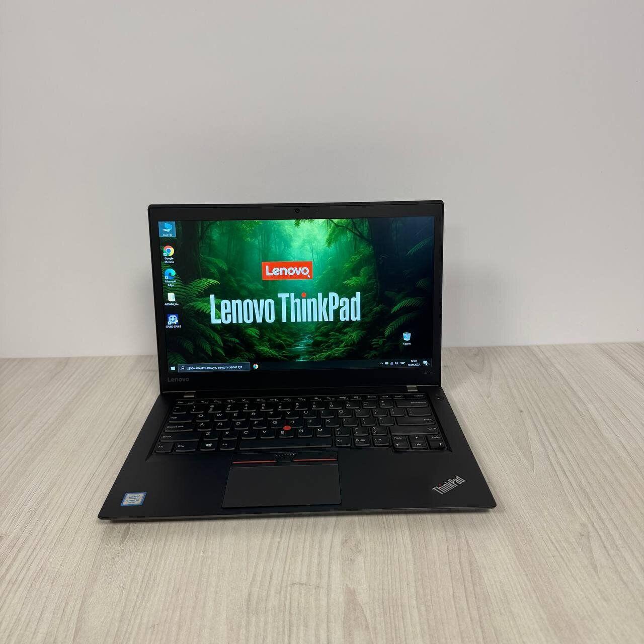 Б/в Ультрабук Lenovo ThinkPad T460s 14" 1920x1080| Core i5-6200U| 8 GB RAM| 256 GB SSD NVMe| HD 520