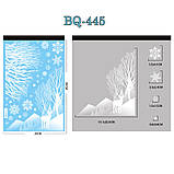 Новорічний декор для вікон та дзеркал Christmas Window Stickers (BQ 444+445), фото 3