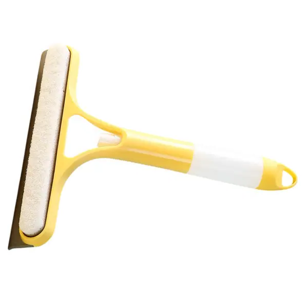 Швабра-щітка з пульверизатором і скребком для миття вікон, дзеркал та гладких поверхонь Жовта HP-35015-26Y