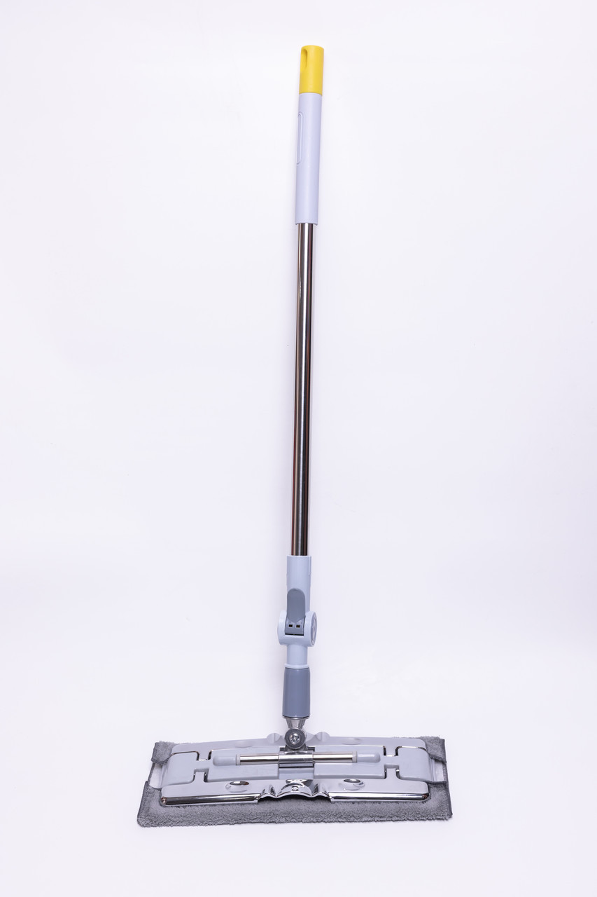 Швабра для підлоги з телескопічною ручкою та насадкою, підходить для плитки, ламінату, лінолеуму, прибирання дому HP-35015-50