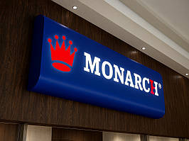 Вивіска світлова з напівкруглими торцями