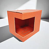Коробка для чашки (120х95х100мм.) червона