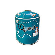 Газовий балон різьбовий бутановий Quest, 450гр
