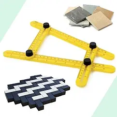 Шаблон линійка для переносу вимірювань 310 х 175 х 25 мм 240