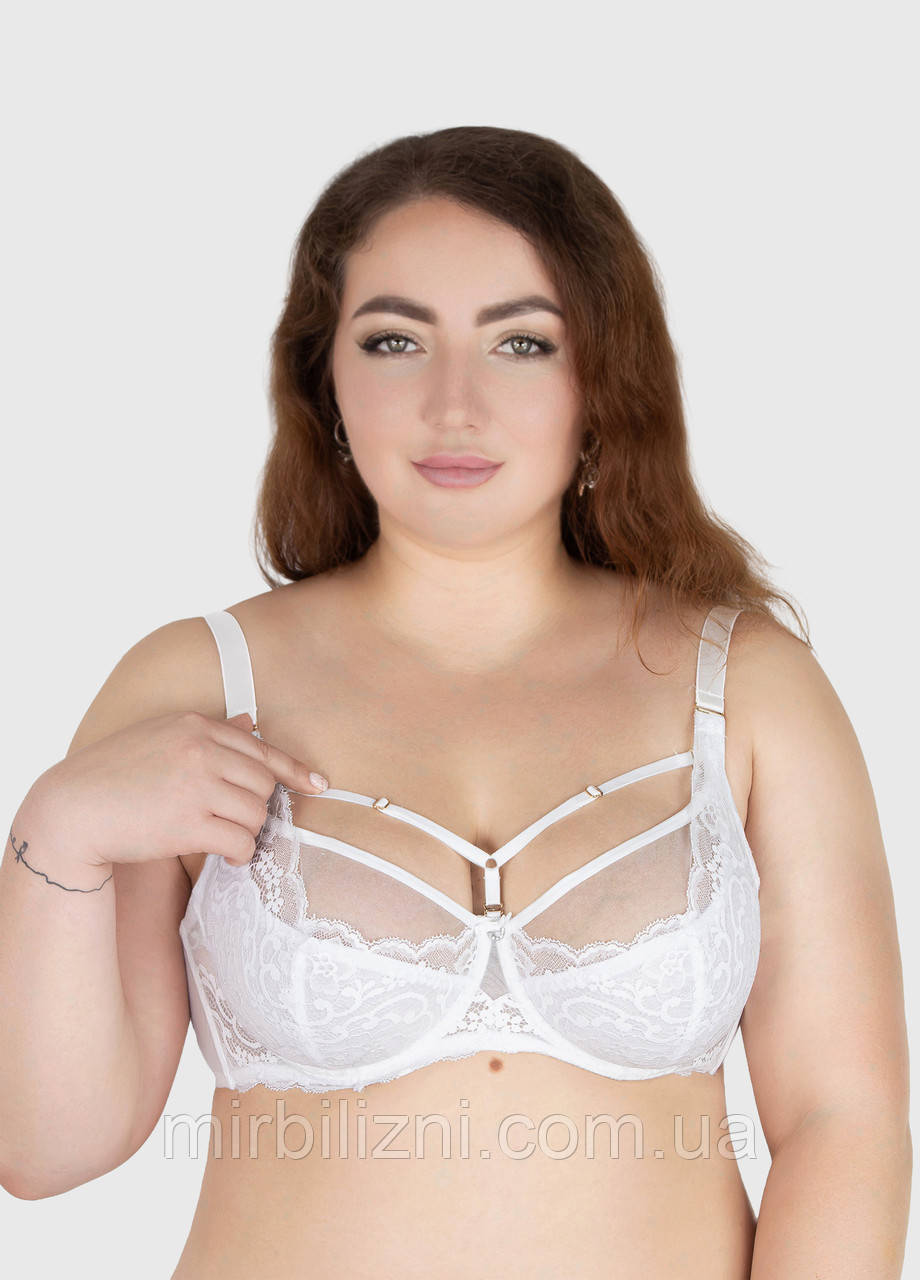 Бюстгальтер Acousma білий, арт.6585 (м'яка чашка, на кісточках)
