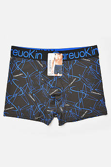 Боксери чоловічі чорного кольору з принтом 205924M