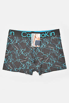 Боксери чоловічі темно-сірого кольору з принтом 205925M