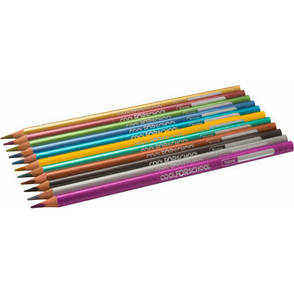 Олівці кольорові Cool For School Metallic 12 кольорів (CF15168), фото 2