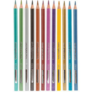 Олівці кольорові Cool For School Metallic 12 кольорів (CF15168), фото 3