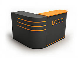 Угловая кассовая стойка ресепшн, 120х100х120 cм Ташута  (51-51100)