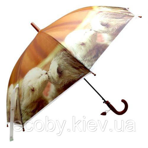Дитяча парасолька КоТИКИ (СВЕТЛО-КОРІЧНЕВИЙ), фото 1